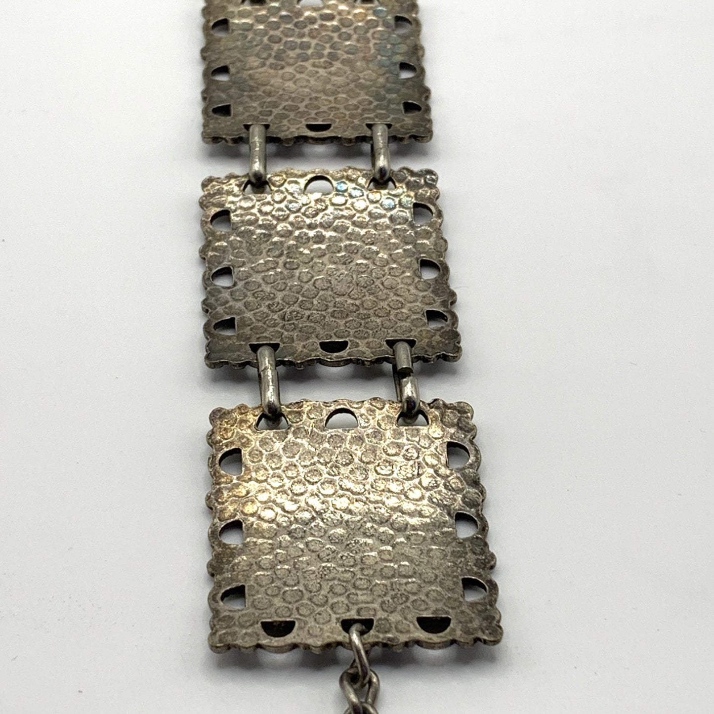 Vintage Venice/Venezia Panel Scene Souvenir Bracelet Antique Silver Tone