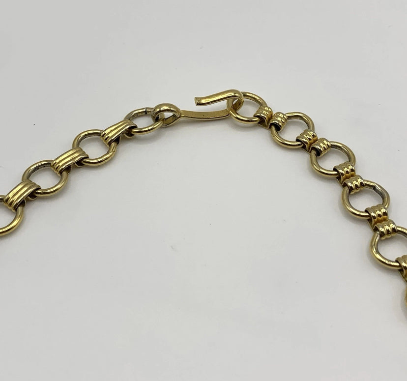 Vintage Juliana D&E Egyptian Revival Cleopatra Collar Necklace Book Piece Runway