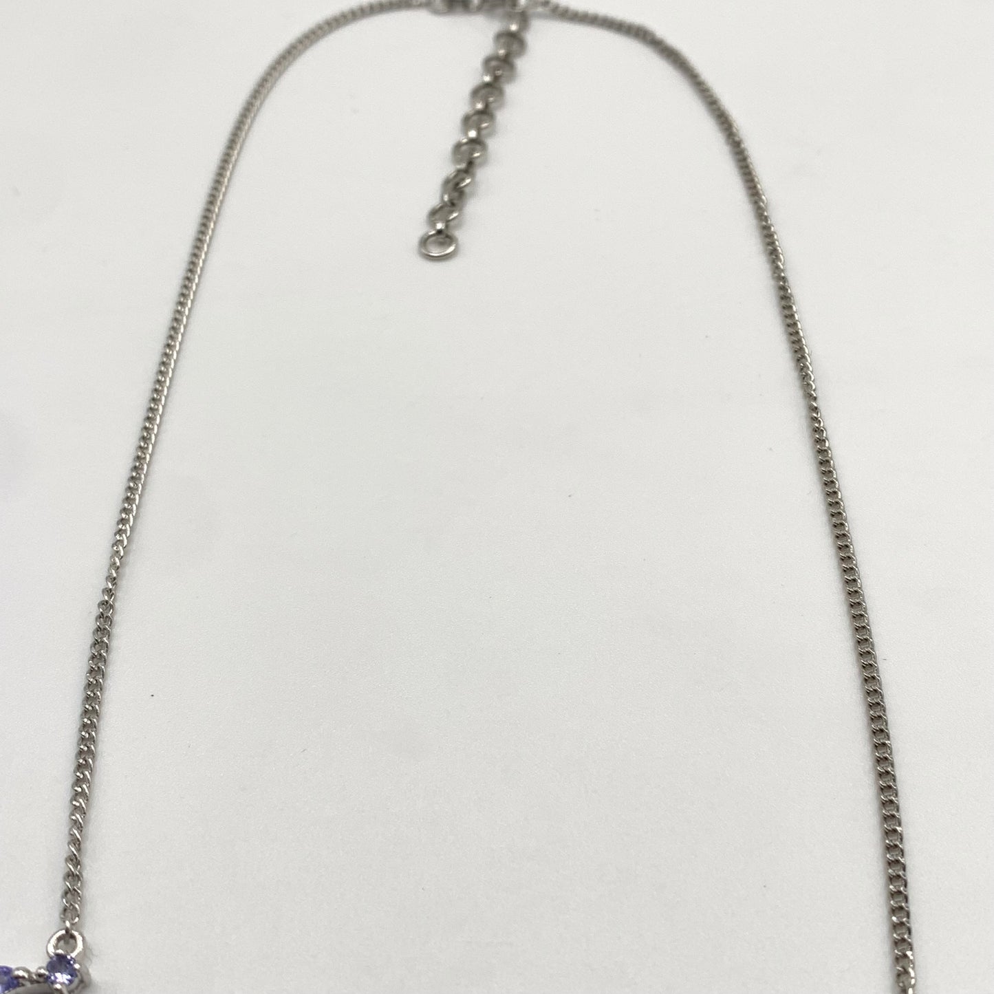 STS Sterling silver and Tanzanite gemstone necklace