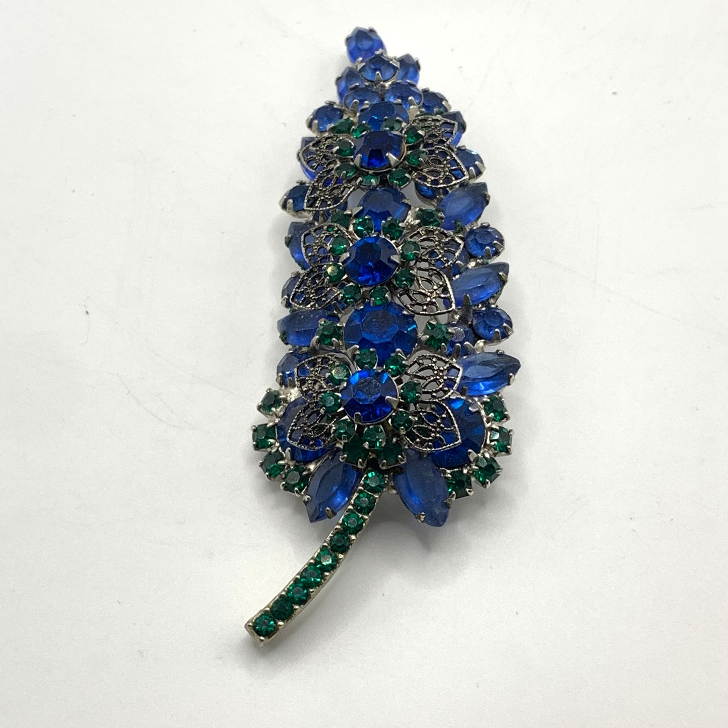 Vintage Juliana D&E Verified Rhinestone brooch
