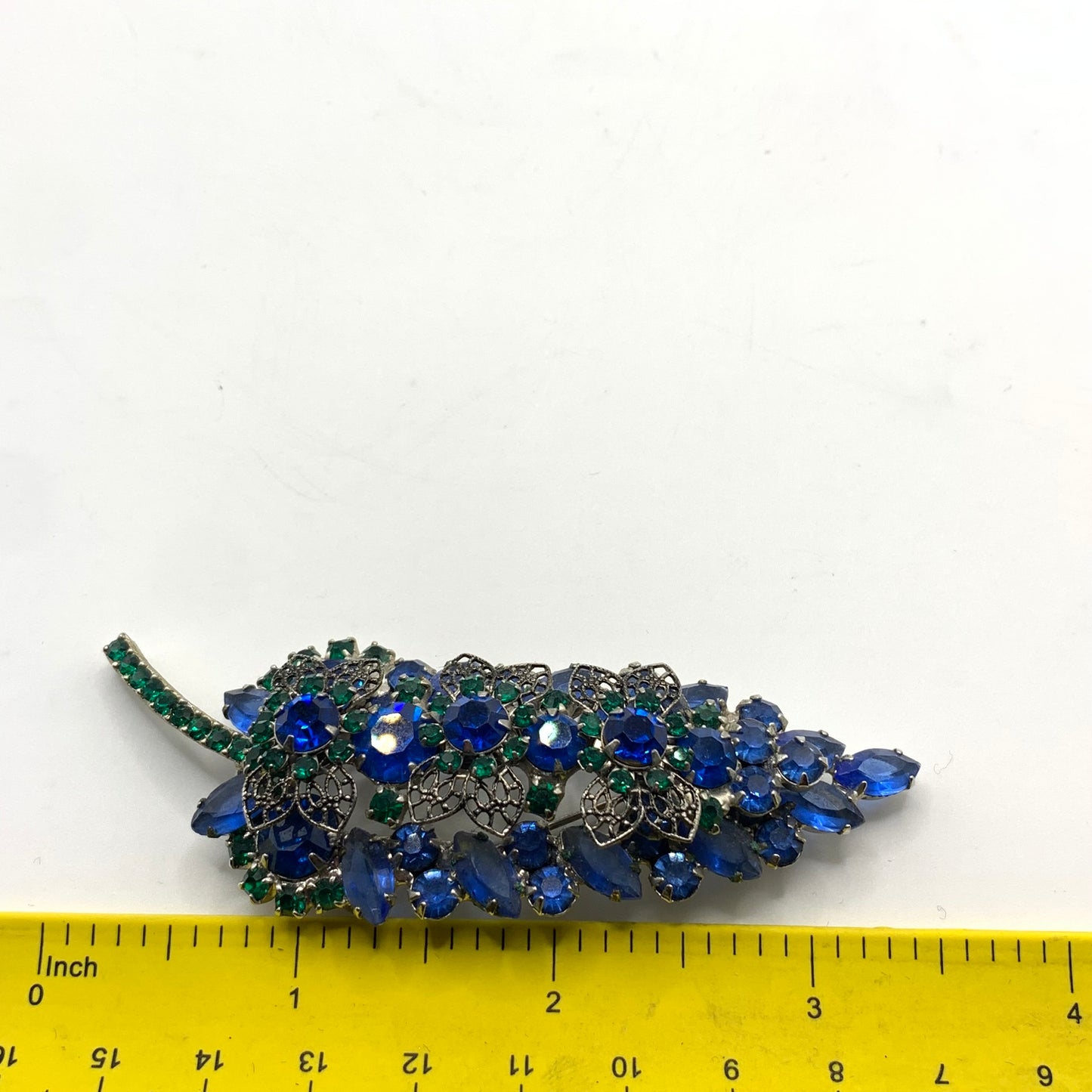 Vintage Juliana D&E Verified Rhinestone brooch