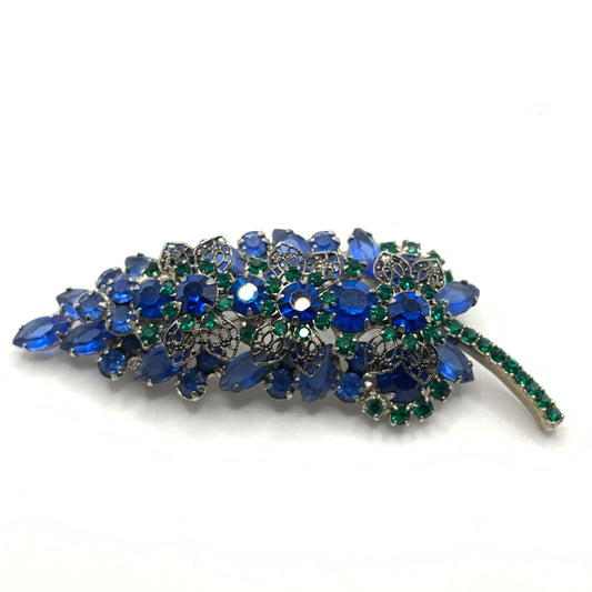 Vintage Juliana D&E Verified Rhinestone brooch