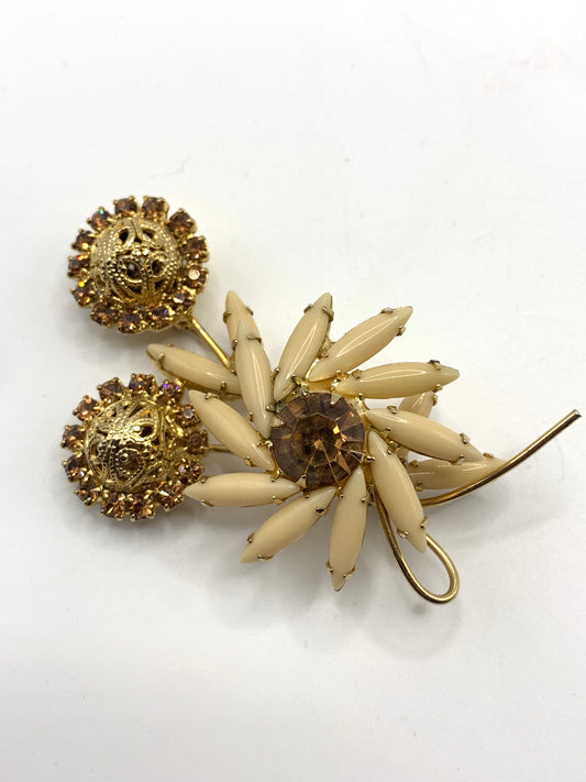 Vintage Juliana D&E Verified Rhinestone brooch