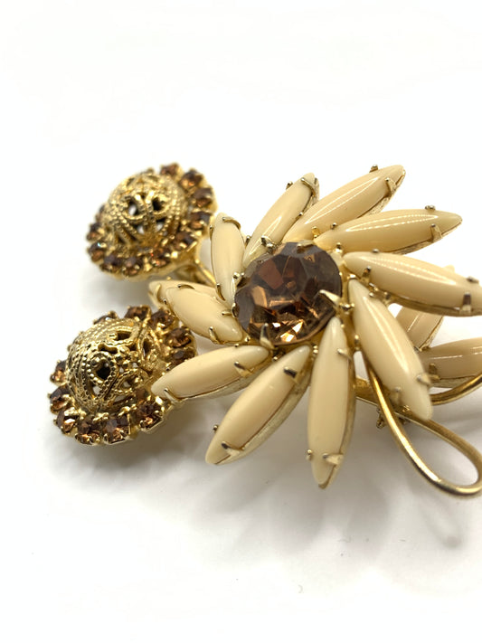 Vintage Juliana D&E Verified Rhinestone brooch